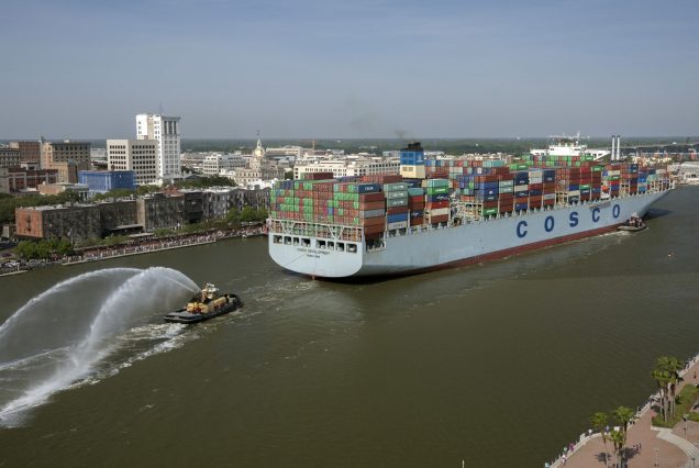 Seaports Giant Ship
