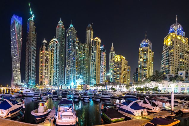 Houses Skyscrapers Marinas Dubai Emirates