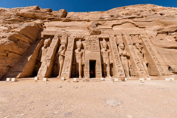 Queen Nefertari temple located right next to Abu Simbel near Aswan Egypt
