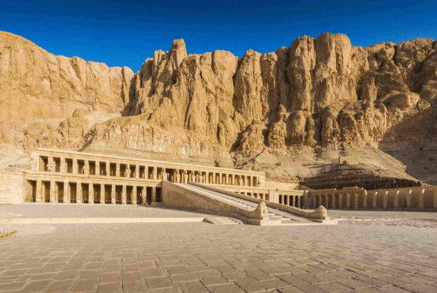 morning time at valley of the kings in luxor city egypt