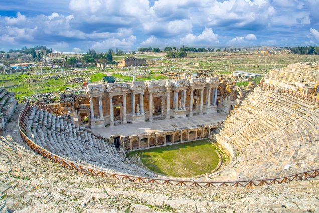 oude ruines van hierapolis turkije