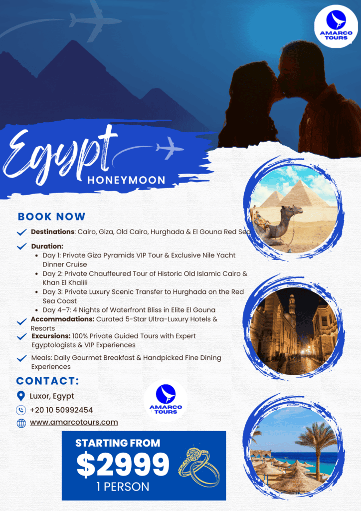 7 Day Honeymoon Egypt Destination Package